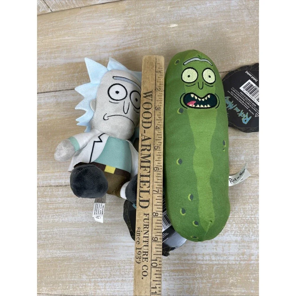NWT Rick and Morty Rick Sanchez/Pickle Rick Plush Figures Adult Swim Toy Factory